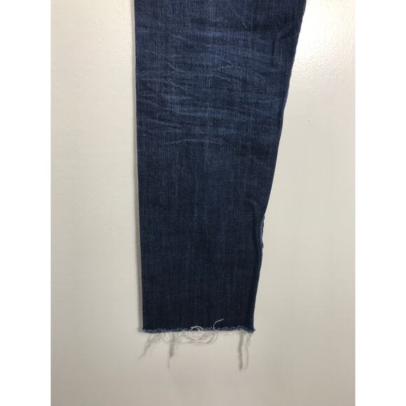 AG Adriano Goldschmied Ex-Boyfriend Slouchy Slim Fit Medium Blue Distressed 28 - Picture 8 of 11
